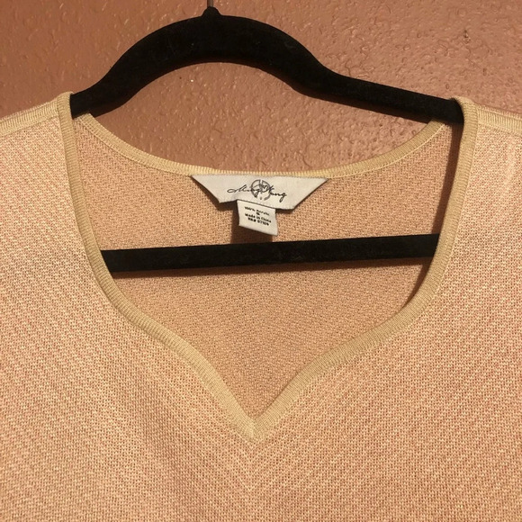 Ming Wang Sweetheart Neck knit tank top blouse Small‎ - Picture 5 of 5